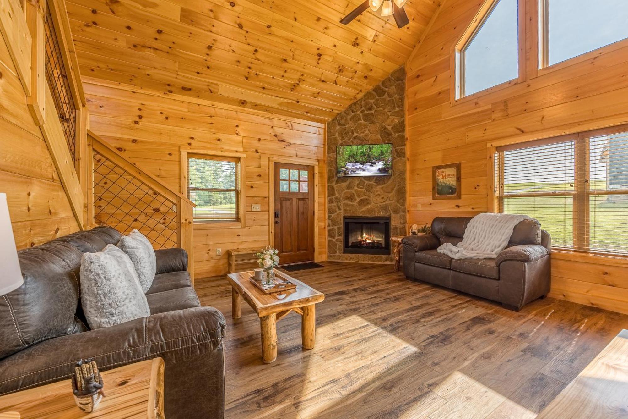 Misty Morning Meadow Breathtaking Smoky Mountain Cabin With Hot Tub, Views, & Free Tickets Villa Cosby Exterior photo